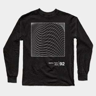 Aphex Twin - Xtal / Minimalist Style Graphic Design Long Sleeve T-Shirt